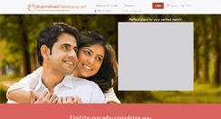 Desktop Screenshot of brahmbhattmatrimony.com